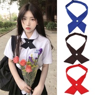เนคไทไขว้ญี่ปุ่นเกาหลีไทยผูกชุดนักเรียนเครื่องแบบนักเรียนสาว Jk เสื้อเชิ้ตทางการลำลองสำหรับจบการศึกษา