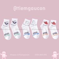 High Neck Socks Printed With 3 Bears We Bare Bears