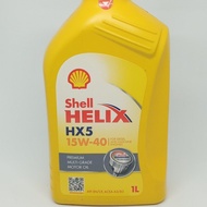 Oli Shell Helix HX5 4T 15W40 - Oli Mesin Mobil Motor 1 Liter Original