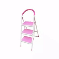Krisbow Folding Iron Ladder with 3 Steps