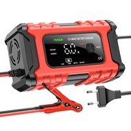 12V6A Battery Smart Charger Car Motorcycle Battery Charger Digital Repair Charger