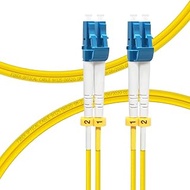 OS2 Fiber LC to LC, 2M-20pack OS2 LC to LC Fiber Patch Cable 1GB/10GB Duplex LC-LC 9/125um Multimode