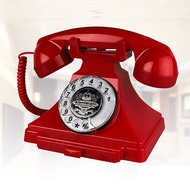Retro Landline Telephone Corded Antique Phone Vintage 1930s Rotary Dial Home Decor Phone Old Fashion