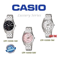 CASIO ORIGINAL LTP-1335D SERIES LADIES WATCH (2 YEARS WARRANTY)JAM TANGAN PEREMPUAN JAM CASIO WOMEN 