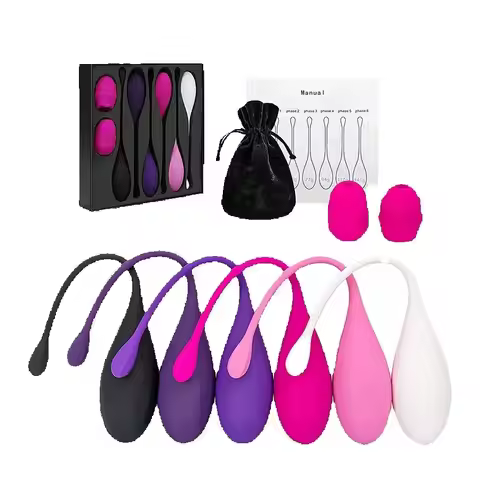 Smart Kegel Ball Vaginal Dumbbells Full Silicone Pussy Vagina Tighten Kegel Exercise Balls Set For W