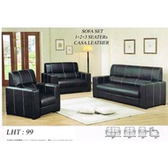 LHT Model 99 ✅ Casa Leather Sofa Set ✅ 1+2+3 seaters lht