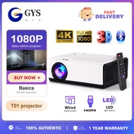 Portable 4K LCD Projector WiFi Wireless Mirror Screen Wi-Fi Mini Projector with 1080p Resolution Smartphone Screen Sync  for Phone LED Proyector Home Office Projectors