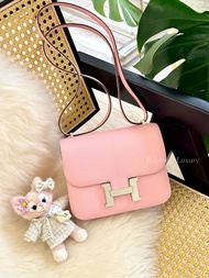 Hermes Mini Constance 3Q Rose Sakura Phw 櫻花粉銀扣