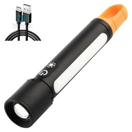 Rechargeable Flashlight Zoom Flashlight Pocket Flashlight