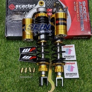 PROMO - SHOCK BREAKER SCARLET NMAX PCX XMAX WP SHOWA 340 350 MM ORIGINAL