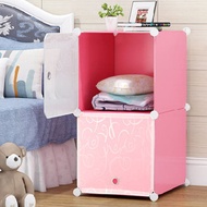 DIY 2 Cube Storage Cabinet Bedside Table Storage Box