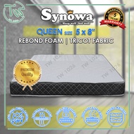TW【QUEEN】SYNOWA 5x8" INCH Queen Size Rebond Foam Black Diamond Series Mattress/Queen Size Foam Tilam