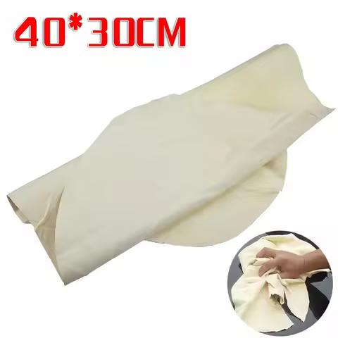 Natural Chamois Car Care Cleaning Cloth Sheepskin Wash Rag Suede Ultra Absorbent Quick Dry Towels Qu