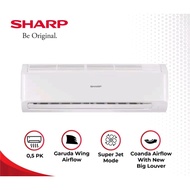 PROMO TERBATAS AC SHARP 1/2 PK AH - A5BEY - GARANSI RESMI