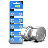 LiCB 10 Pack LR41 AG3 392 384 Battery,Long-Lasting & Leak-Proof,High Capacity 1.5V LR41 Coin & Butto