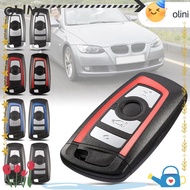 OLINI Car Key Shell, 3/4 Button Folding Remote Car Key Shell, Car Accessories ABS Flip Key Cover for