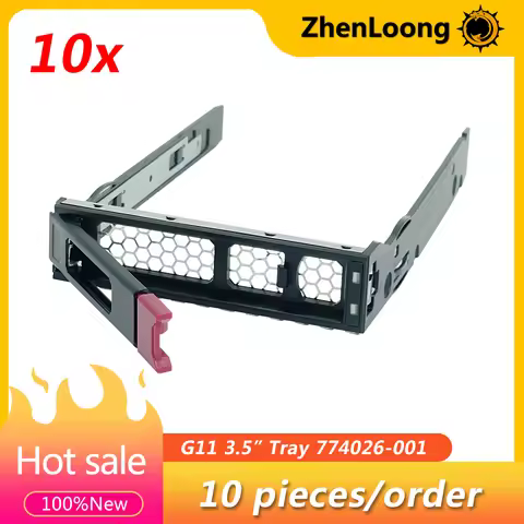 New 10PCS/lot 774026-001 3.5" Caddy for HP ProLiant ML350 ML30 ML110 Gen10/9 HPE DL385 DL365 G10 PLU