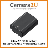 Viloso NP-FZ100 Battery for Sony A7R Mark MK 3 III A7 Mark MK 3 III