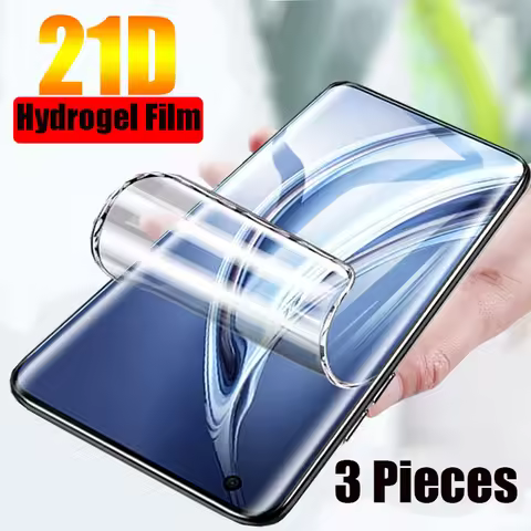 3 Pieces Full Cover Hydrogel Film For OnePlus 9 Pro 9R Nord N100 N10 Soft TPU Screen Protector OnePl