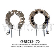 ALTERNATOR RECTIFIER HICOM 2.8 ,DV57 ,HILUX 2L  ,TOYOTA DYNA (YJ-REC12-170)
