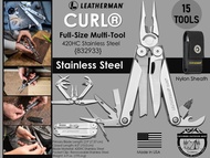 Leatherman CURL Full-Size Multi-Tool Stainless Steel Black Nylon Sheath{832933}