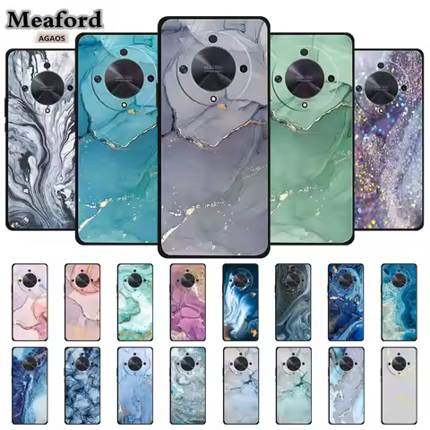 Marble Phone Cases for Honor X9a TPU Soft Silicone Back Cover for Huawei Honor X9 X 9A Funda Honor X