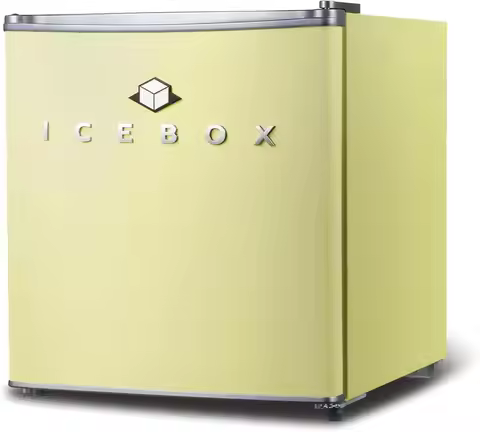 1.7 Cu. Ft. Compact Refrigerator, ENERGY STAR Certified Mini Fridge with Chiller Compartment, Sun Ye