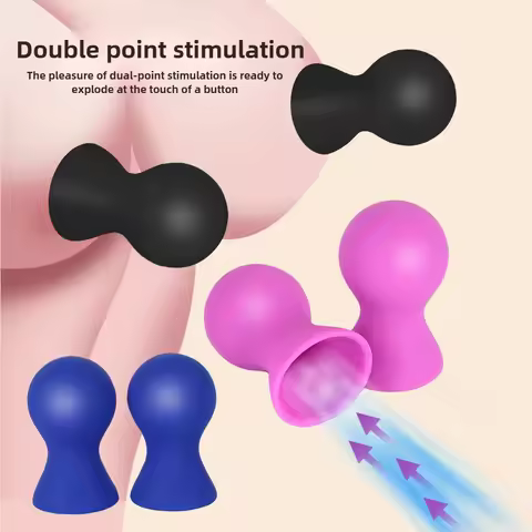 1 Pair Enlarger Nipple Clit Sucker Clitoris Clip Adult Toys BDSM Nipple Toys Manual Suction Mini For