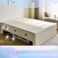 Tatami Bed Frame No Headboard Bed Skeleton Arrangement Platform Bed With Drawers Tatami Bed