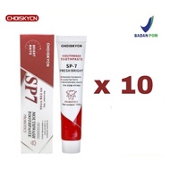 10 x SP7 Probiotic Whitening Toothpaste 100g BPOM Choiskycn Toothpaste