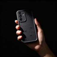 For Motorola MOTO G86 G06 G85 G64 G54 E15 English Black Bow Silicone Cover Protective Case Casing