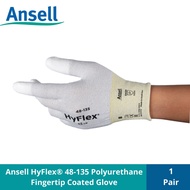 Ansell Hyflex 48-135 Polyurethane Fingertip Coated Glove (Pack of 1 Pair)
