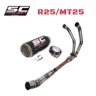 YAMAHA R25/MT25 FULL SYSTEM EXHAUST