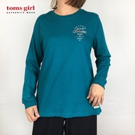 Toms Girl Women's Long Sleeve Loose Cut with Print G61-517