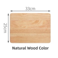 Rubber Wood round Table Top Non Plastic Solid Wood Glass Steel Restaurant Chair Surface 30cm Home Fu