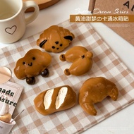 Alkaline Water Bread Magnetic Refrigerator Magnet Diy Creative Corgi Cloud Bag Home Decoration Food 