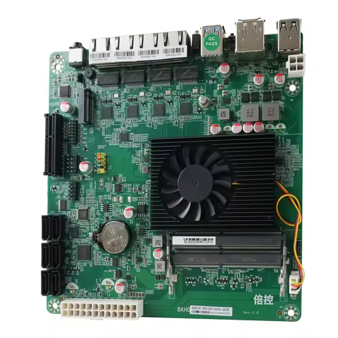 Mini ITX NAS Board N150/N5105 DDR5/DDR4 6 SATA3.0 2.5G I226 Soft Router Server