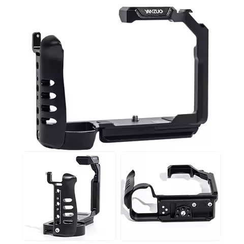 YANZUO G9 Rabbit Cage Set Portable Camera Holder Metal 1/4 Hole Compatible with Panasonic For Lumix 
