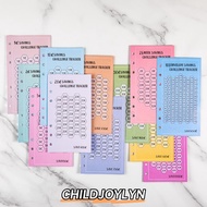 CHILDJOYLYN 48PCS Cost Saving Card, A6 100 Envelopes Eave Money Cash Envelopes, USD 52 Weeks Save Ch