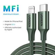 UGREEN MFI USB C to lightningสาย iPhone ชาร์จเร็วสายชาร์จสาย ชาร์จไอโฟน Apple Charging Cable Compati