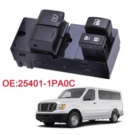 25401-1PA0C Front Power Window Lifter Master Control Switch Button For Nissan NV1500 NV3500 2012-202