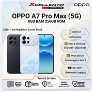 OPPO A7 Pro Max 5G [8GB RAM 256GB ROM]