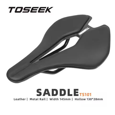 TOSEEK TS101 Bicycle Saddle Training Grade Man Cycling Cushion Seat MTB Road Bike Saddles 255*145mm