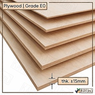 New Eco-Friendly 15mm Grade E0 Plywood for DIY Projects | Papan Lapis Baru Gred E0 15mm Mesra Alam u
