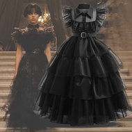 ชุดคอสเพลย์ครอบครัว MQATZ อดัมส์ชุดวันเดรสเด็กชุดยาวผ้าพิมพ์ลายคอสเพลย์วัน YDS001ชุดเดรสปาร์ตี้