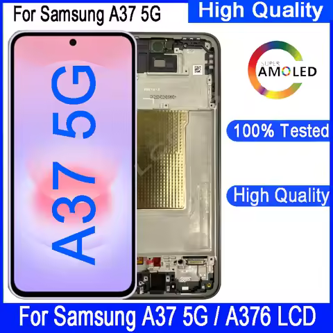 6.7" New AMOLED For Samsung A37 5G LCD Display Touch Screen Digitizer Assembly For Samsung A37 A376B