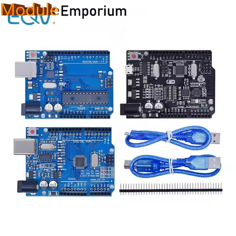 Caja oficial UNO R3 ATMEGA16U2 / UNO +WiFi R3 MEGA328P Chip CH340G para placa de desarrollo Arduino