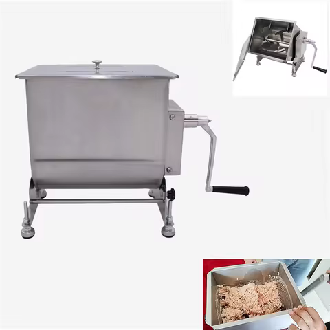 Commercial Stainless Steel 304 201 Manual Meat Mixer Grinder Machine Meat Dough Mixer