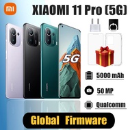 Xiaomi Mi 11 Pro 5G Cellphone Smartphone มาร์ทโฟน11 Pro 5G,รอมทั่วโลกโทรศัพท์มือถือ Snapdragon 888 Octa Core Celulares 67W ชาร์จเร็ว