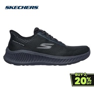 Skechers Men Slip-ins GoWalk Flex Payton Walking Shoes - 216375-BBK Air-Cooled Goga Mat